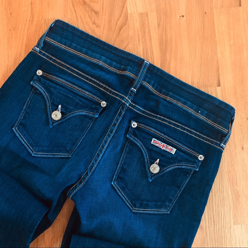 Hudson Ginny Crop Straight Jeans w/ Cuff Sz 27 - Picture 6 of 8